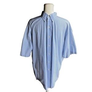 Ralph Lauren Blake Button Down  Shirt Mens Blue Large 100% Cotton